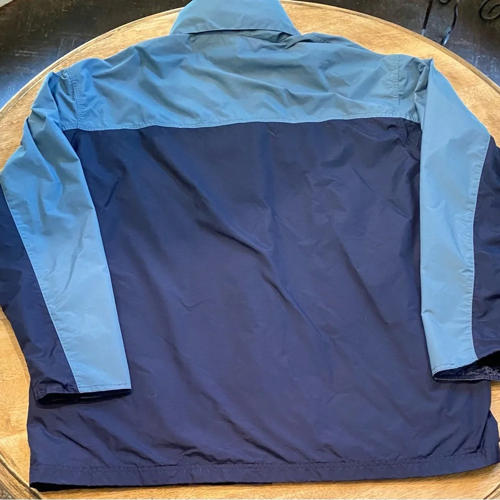 Nike Men’s XL Unisex 2 Tone Blue 100% Nylon All Weather Lined Performance Jacket